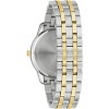 Bulova Men's Quartz Dress Classic Sutton Watch, Two-Tone Stainless Steel Bracelet, Silver-White Dial,  3 Hand, Calendar, Slim Movement - 3 of 4