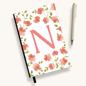 Personalization Mall Flowery Initial Personalized Journal - 1 of 1