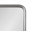 Kate and Laurel Estero Rectangle Metal Functional Mirror, 18x30, Silver - 3 of 4