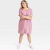 Women's Cloud Knit Pajama T-Shirt Dress - Auden™ - 3 of 3