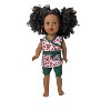 Doll Clothes Superstore Flower Short Set Fits Our Generation American Girl And My Life Dolls - 2 of 4