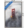 Trends International San Francisco - Foggy Bridge Framed Wall Poster Prints - 3 of 4