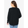 Woman Within Women's Plus Size Washed Thermal V-Neck Tee - 3 of 4