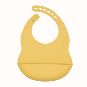 MyKids-USA Baby Solid Color Food Grade Silicone Bibs - 1 of 3