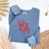 Simply Sage Market Two Lobsters Lightweight Garment Dyed Sweatshirt - 2 of 4