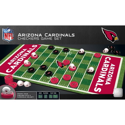 MasterPieces Officially licensed NFL Arizona Cardinals Checkers Board Game for Families and Kids ages 6 and Up. - image 1 of 4