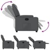 vidaXL Recliner Chair Grey Faux leather, metal, plywood Single - 4 of 4