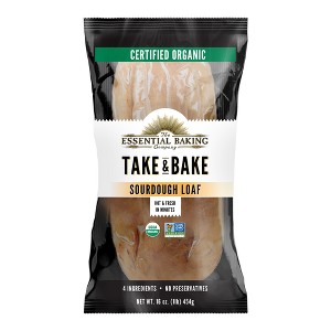 The Essential Baking Company Take & Bake Organic Sourdough Bread - 16oz - 1 of 4