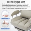 Efomao Ergonomic Desk Office Chair 400LBS, Big and Tall PU Leather Computer Chair, Executive Desk Chair with Footrest and Lumbar Support - 4 of 4