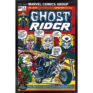 Trends International Marvel Ghost Rider - Ghost Rider #6 Framed Wall Poster Prints - 1 of 4