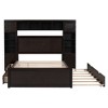 Whisen Morden Design Full Size Wooden Bed With All-in-One Cabinet, Shelf and 4 Drawers - 3 of 4