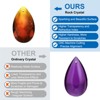 Unique Bargains Crystal Pendants Teardrop Beads for DIY Lamp Arts Crafts Decoration 6 Pcs - 3 of 4