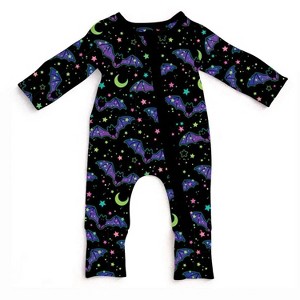 Girl Baby's Twilight Moon Romper - Little Snuggles 6-9M - 1 of 1