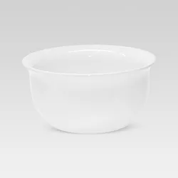 120oz Porcelain Scalloped Serving Bowl White - Threshold™