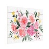Trademark Fine Art Rosana Laiz Blursbyai Janis Bouquet Wood Slat Art - 2 of 4