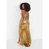 Rebdolls Women's Kimora Metallic Halter Corset Top - 2 of 3