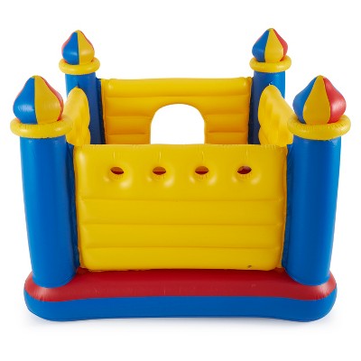 Colorful Inflatable Castle Bouncer with Turrets for Kids
