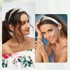 Unique Bargains Women's Fashion Color Block Knotted Wide Headband 1.57" Width 1 Pc - 2 of 4