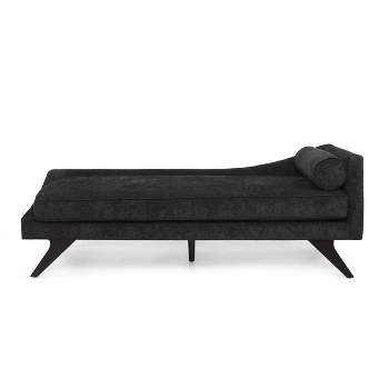 Cagle Mid Century Modern Fabric Chaise Lounge - Christopher Knight Home