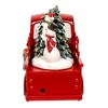 Kurt Adler 9.5-Inch Battery Operated USB LED Lighted Santa and Christmas Tree in Truck Water Globe - 4 of 4