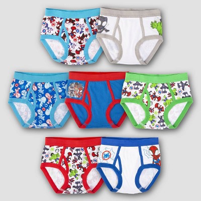 Toddler Boys' 7pk Marvel Classic Briefs 2t-3t - Colors May Vary : Target