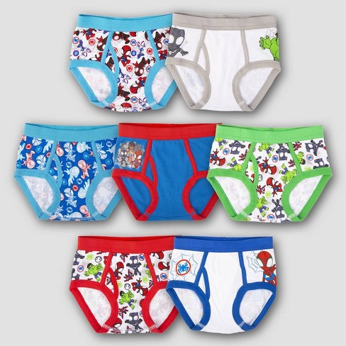 Toddler Boys' 7pk Marvel Classic Briefs - Colors May Vary : Target