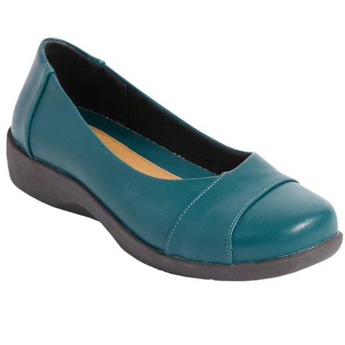 Green wide width shoes sale