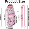 BABYYER Water Bottle Carrier Bag, 25oz 32oz Crossbody Water Bottle Holder with Adjustable Shoulder Strap, Phone Pocket for Hiking Camping Gym - 2 of 4
