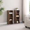 PDTEND 8-Tier Multi-functional Adjustable Ultra-Thin Bookshelf with Wavy Border Design for Home, Office, Display & Storage - 3 of 4