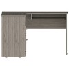 Vynxaria L-Shaped Corner Desk Computer Desks 2 Drawers Shelf CPU Storage Ideal for Home Offices Small Spaces - 4 of 4