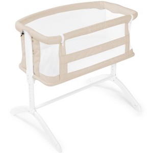 MYKKO Baby Delight Beside Me Serenity Bassinet | Lightweight Bedside Sleeper & Baby Bassinet | 7-Position Height Adjustment - 1 of 4