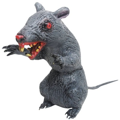  10 "Halloween Latex Sitting Evil Rat 