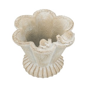 Chery Life Sand and Cement Coral Planter with Textured Beige Finish - 1 of 4