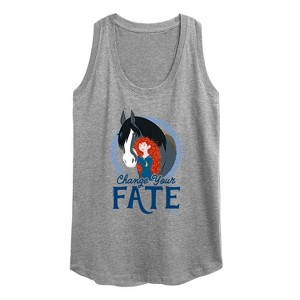 Women's - Disney - Merida & Angus Change Your Fate Graphic Racerback Tank - 1 of 4