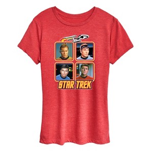 Women's - Star Trek - Retro Original Series Crew Short Sleeve Graphic T-Shirt - 1 of 4