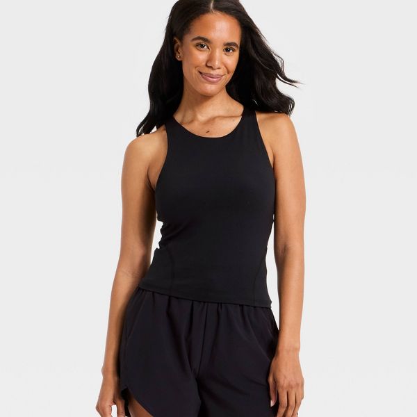 Women's Super Flex High Neck Racerback Support Tank Top