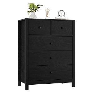 5 Drawer Dresser for Bedroom, Modern Tall Dresser Organizer with Storage Drawers - 1 of 4