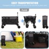 BEAFUP Heavy-Duty Folding Wagon Cart 480lbs Capacity - All-Terrain 7" Wheels with Brakes & Side Pockets for Camping,Beach,Picnic Outdoor - 4 of 4