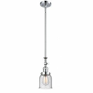 Bell - 1 Light Stem Hung Tiltable Mini Pendant In Industrial Style-14 Inches Tall and 5 Inches Wide - 1 of 1