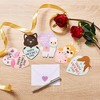 Sustainable Greetings 36 Pack Cute Heart-Shaped Animal Valentine's Cards with Envelope, 6 Designs, 3.25 x 4.5 In, Kids Blank Notecards - 3 of 4