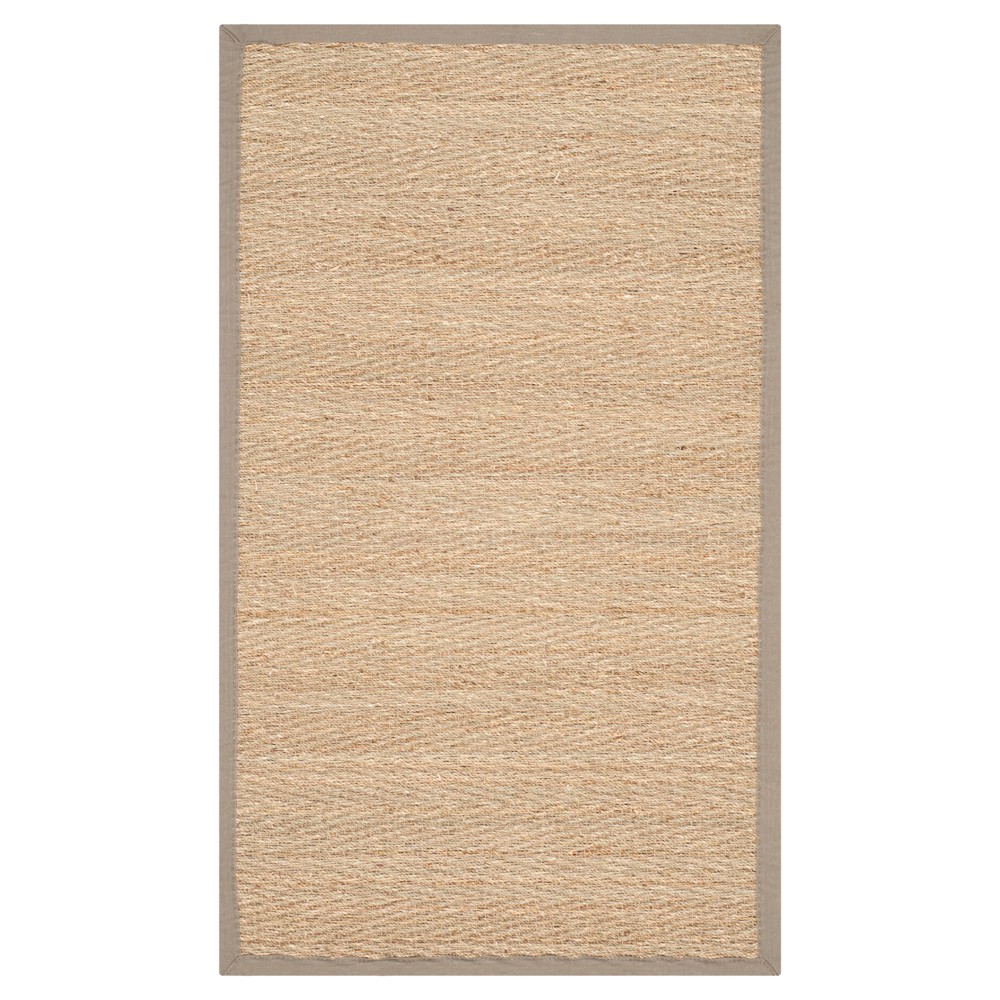 Natural Fiber Rug - Natural/Gray - (3'x5') - Safavieh