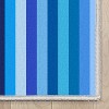 Crayola Stripe Blue Area Rug By Well Woven - 3 of 4