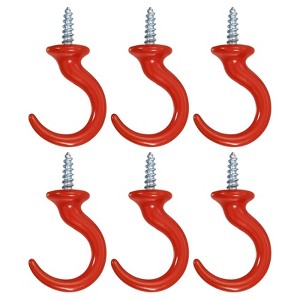 Unique Bargains Wall Mounted Screw-In Orchid Ceiling Hooks for Plant Hanging - 1 of 4