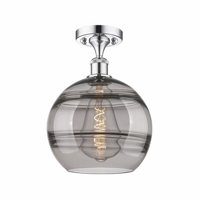 Rochester - 1 Light Semi-Flush Mount In Industrial Style-12.88 Inches Tall and 10 Inches Wide