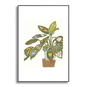Alja Horvat Scandinavian Plant Metal Framed Art Print - Deny Desings - 1 of 3