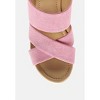 Gerd Block Heeled Suede Slip On Sandal Women - 4 of 4