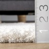 Nuloom Elsie Contemporary Shag Area Rug, 5' x 8', White - 3 of 4