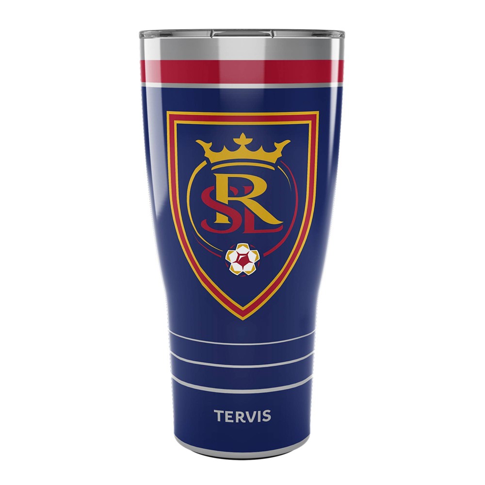 Photos - Glass MLS Real Salt Lake 30oz MVP Stripe Stainless Steel Tumbler 