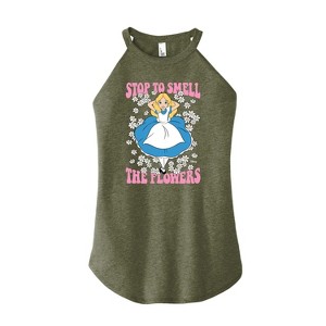 Women's - Disney - Alice In Wonderland Graphic High Neck Tank - 1 of 3