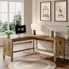 Tribesigns L-Shaped Executive Desk, 59 x 55-in Corner Computer Desk with Reinforced Panels, Farmhouse Workstation Furniture for Home Office - 4 of 4